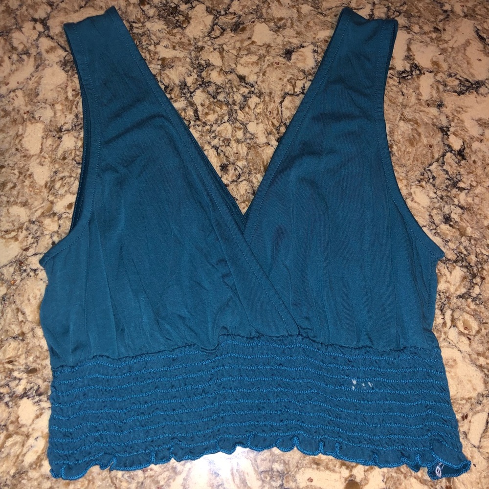 Urban Outfitters Turquoise Crop Top